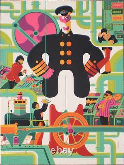 The Beatles Tom Whalen Yellow Submarine 5 Print Folio Poster #d /797 John Lennon
