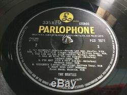 The Beatles Vinyl Lp HELP Uk 1965 ORIGINAL 1st Press Rare Outline STEREO