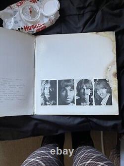 The Beatles WHITE ALBUM RARE Low Number 1968 Vinyl UK complete Poster Pics EX