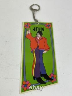 The Beatles Yellow Submarine John Lennon Key Chain Vintage ORIGINAL 1968