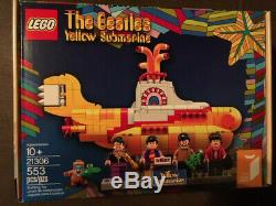 The Beatles Yellow Submarine Lego 21306 New, Factory Sealed