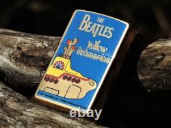 The Beatles Zippo Lighter Yellow Submarine Rare John Lennon, Paul McCartney
