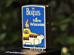 The Beatles Zippo Lighter Yellow Submarine Rare John Lennon, Paul McCartney