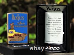 The Beatles Zippo Lighter Yellow Submarine Rare John Lennon, Paul McCartney