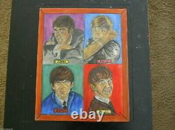 The Beatles art oil painting Paul McCartney John Lennon George Ringo Fab Four