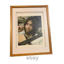 The Beatles in India Limited Edition Print John Lennon Saltzman Framed Matted