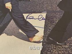 The Beatles signed Abbey Road Poster Paul McCartney 24x36 Rare John Lennon
