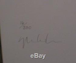 The Exile John Lennon Serigraph #16/300 Hand Signed by Yoko Ono 15 x 22 1/2 in