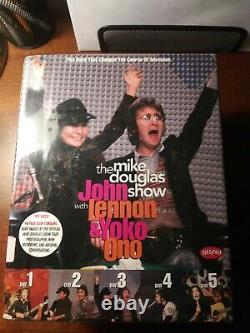 The Mike Douglas Show John Lennon & Yoko Ono 5 VHS Box Set rare Beatles sealed