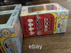 Titans Vinyl Figures The Beatles COMPLETE Set Of 5 Yellow Submarine With Drum