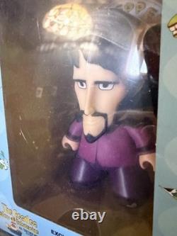 Titans Vinyl Figures The Beatles COMPLETE Set Of 5 Yellow Submarine With Drum