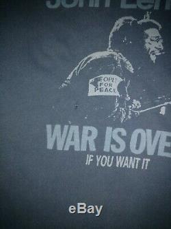 Trunk LTD John Lennon War Is Over Tee Shirt Limited Edition Beatles Collectible