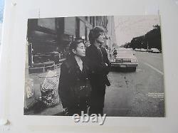 Two John Lennon Bag One roman numeral number Signed rare art lithograph 1970