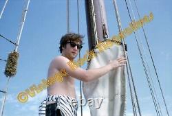 Unseen JOHN LENNON on Sailboat in Tahiti 1964 BEATLES ARCHIVAL Photo (11x14)