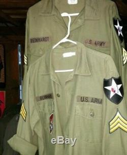 Us Army Vintage John Lennon Beatles Revolution Og107 Fatigue Shirt All Sizes