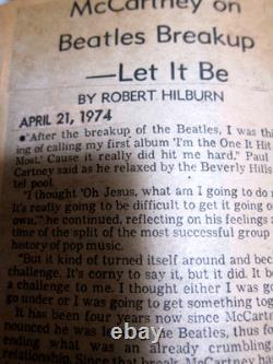 VINTAGE BEATLES SCRAPBOOK? JOHN LENNON? PAUL McCARTNEY? GEORGE HARRISON? RINGO