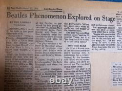 VINTAGE BEATLES SCRAPBOOK? JOHN LENNON? PAUL McCARTNEY? GEORGE HARRISON? RINGO