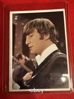 VINTAGE original 1964 Topps Beatles Color Trading Card #19 John Lennon ESTATE
