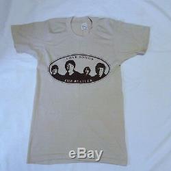 VTG 70s The Beatles Love Songs T Shirt Tour Concert 50/50 Tee John Lennon Small