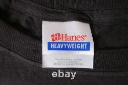 VTG 80s John Lennon The Beatles NYC Portrait RIP USA MADE Black T-Shirt XL NWOT