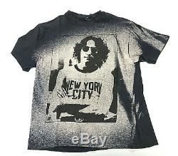 VTG 80s Mosquito Head John Lennon with NYC Shirt The Beatles t-shirt Men's Sizd