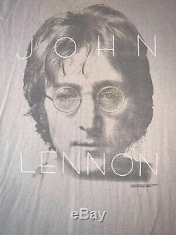 VTG 90s 1997 John Lennon Grail T Shirt The Beatles Yoko Ono Tag Cronies XL