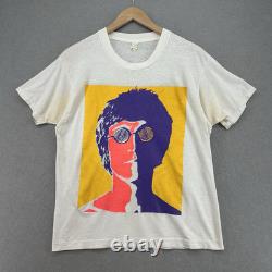 VTG Beatles John Lennon Psychedelic T-Shirt By Richard Avedon Rare Grail Sz L