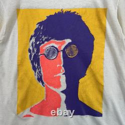 VTG Beatles John Lennon Psychedelic T-Shirt By Richard Avedon Rare Grail Sz L