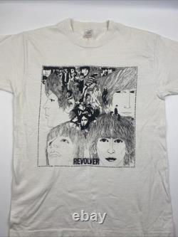 VTG Beatles Revolver Shirt Front Back 1991 Rare John Lennon Paul McCartney Large