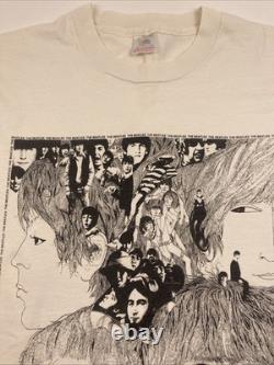 VTG Beatles Revolver Shirt Front Back 1991 Rare John Lennon Paul McCartney Large