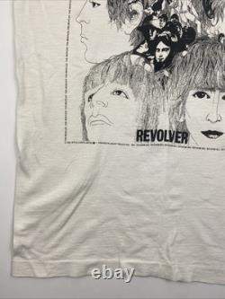 VTG Beatles Revolver Shirt Front Back 1991 Rare John Lennon Paul McCartney Large