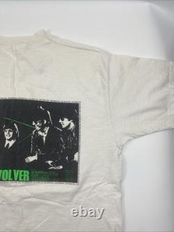 VTG Beatles Revolver Shirt Front Back 1991 Rare John Lennon Paul McCartney Large