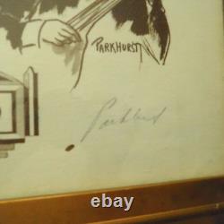 VTG. SIGNED BEATLES JOHN LENNON WORLD TRIBUTE LIMITED EDITION PRINT by PARKHURST