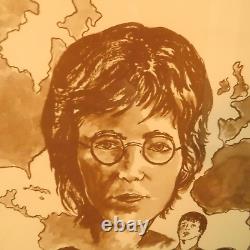 VTG. SIGNED BEATLES JOHN LENNON WORLD TRIBUTE LIMITED EDITION PRINT by PARKHURST