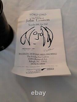 Very RARE! John Lennon 1940-1990 COFFEE Mug Cup The Beatles MIB Lennon Expo