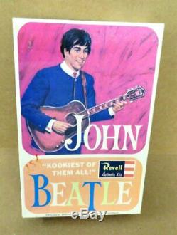Vintage 1960's Beatles John Lennon Revell Model Kit Sealed In Bag
