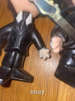Vintage 1964 BEATLES REMCO Paul and John Hard BODY Dolls Lennon No Guitar