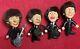 Vintage 1964 Beatles Nems Seltaeb Doll Set W Guitar John Lennon Paul George Ring
