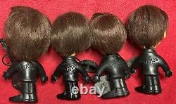 Vintage 1964 Beatles Nems Seltaeb Doll Set W Guitar John Lennon Paul George Ring