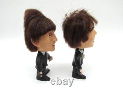 Vintage 1964 Remco Beatles John Lennon Paul McCartney 5in Dolls NEMS