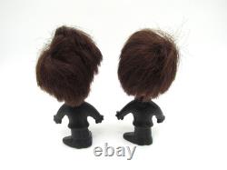 Vintage 1964 Remco Beatles John Lennon Paul McCartney 5in Dolls NEMS