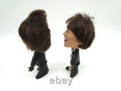 Vintage 1964 Remco Beatles John Lennon Paul McCartney 5in Dolls NEMS