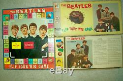 Vintage 1964 The Beatles Flip Your Wig Board Game by Milton Bradley- John Lennon