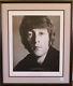 Vintage 1967 John Lennon Richard Avedon Signed Poster Beatles 1967 with frame