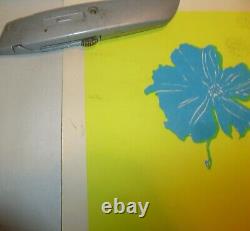 Vintage 1967 The Beatles John Lennon Black Light Poster Steve Sachs