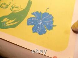 Vintage 1967 The Beatles John Lennon Black Light Poster Steve Sachs