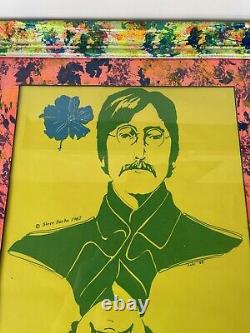 Vintage 1967 The Beatles John Lennon Poster Steve Sachs