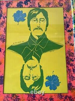 Vintage 1967 The Beatles John Lennon Poster Steve Sachs