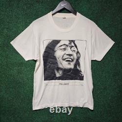 Vintage 1980s John Lennon T-Shirt The Beatles memorial band tee