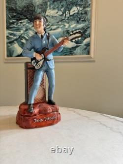Vintage 1981 Alpha Industries John Lennon Liquor Decanter Music Box Excellent